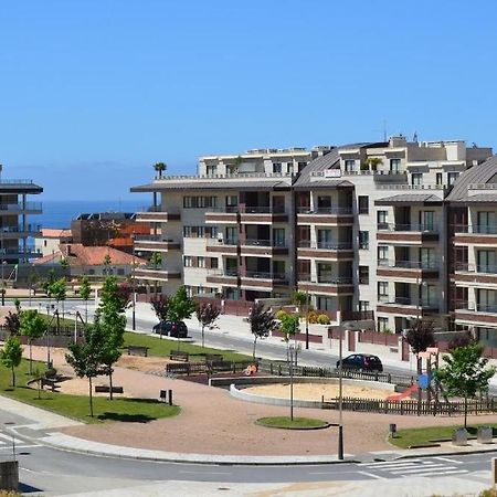 Acogedor Apartamento Con Terraza En Portonovo Luaran gambar